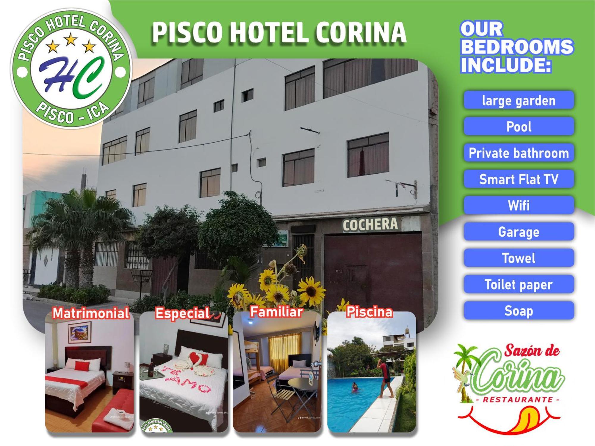 Pisco Hotel Corina Εξωτερικό φωτογραφία